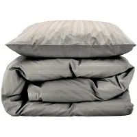 Södahl Dobbelt sengetøy 200x220 cm - 100% damaskvevd bomullssatin - Noble - Beige