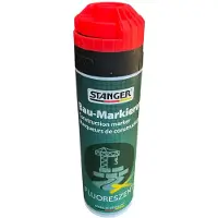 Tajima Lyra markeringsspray rød - 500 ml. (4180) - UN 1950 Aerosoler, brandfarlige 2.1.