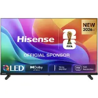 Hisense 40A5S, 101,6 cm (40"), 1920 x 1080 piksler, QLED, Smart TV, Wi-Fi, Svart