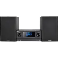 Kenwood M-9000S - Mikrosystem - 2 x 50 watt - svart