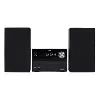JVC UX-C25DAB, Hjemmelydanlegg (mikro), Svart, 1 disker, 14 W, 30 - 20000 Hz, DAB+, FM