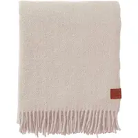 Klippan Ullpledd - 130x180 cm - Resirkulert ull/lammeull - True Cream