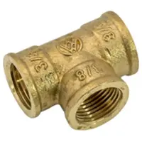 Goldenship F 1 1/4´´ Messing T-kobling