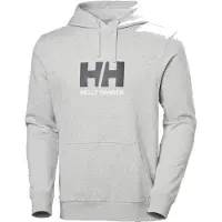 Helly Hansen for man. 54582 HH Logo Hoodie, grey (M), Casual, Cotton