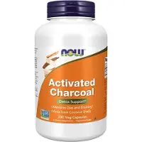 Now Activated charcoal 200 kapsler