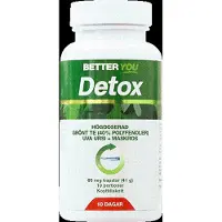 Better You Detox 10 Dager med Høydosert Grønn-te 60 kapsler