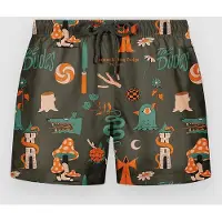 The Dudes European Fantasy Brown Boardshorts svart