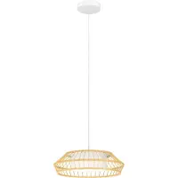 Eglo Yuku-Z pendellampe bambus Ø46 - RGB + TW - Zigbee, Bluetooth
