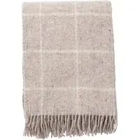 Klippan Ullpledd - 130x200 cm - 100% lammeull - Vinga Beige