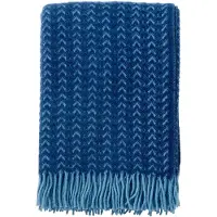 Klippan Ullpledd - 130x200 cm - 100% lammeull - Ilse Blue Aqua