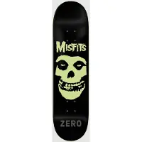 Zero Misfits Fiend Skull Gitd 8.5" Skateboard Deck svart
