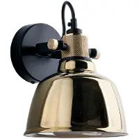 Euluna Vegglampe Amalfi med metallisert glass, gull