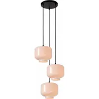 Lucide Medine pendellampe, opal, Ø 46 cm, glass, 3 lyskilder, E27