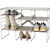 Joseph Joseph Level Plus Large justerbar skostativ Ecru