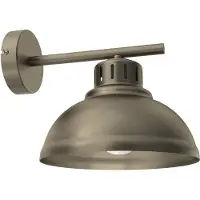 Luminex Vegglampe Sven, titan-gullfarget, Ø 21 cm, stål