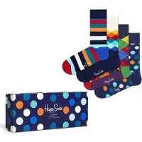 Happy socks Multi-color Gift Set Half Lange Sokker 4 Par