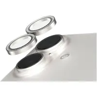 PanzerGlass SAFE. by - Linsebeskytter for mobiltelefon - glitrende sølv - for Apple iPhone 16, 16 Plus