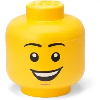 LEGO STORAGE HEAD (LARGE) - HAPPY BOY