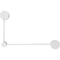 Euluna Vegglampe Orbit II 20/40, hvit, 2 lyskilder