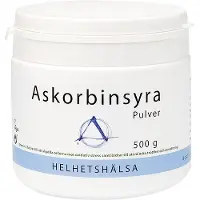 Helhetshälsa Askorbinsyrepulver 500 g