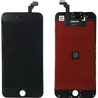 Renov8 display LCD + touch til iPhone 6s Plus - sort (ny LG-skjerm)