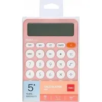 Deli kontorkalkulator M124 rosa