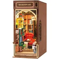 Robotime Miniatyrdiorama - Gjør-det-selv - Bokkrok og Wonderland - - - OneSize - Kreativt leker