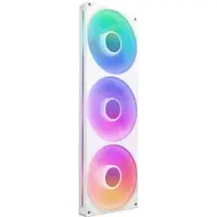 NZXT F420RGB Core (single frame 420mm vifte) - Hvit - Kabinettvifte - Hvit med RGB-lys - 34 dBA