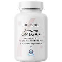 Holistic Femme Omega-7 Havtornolje 90 vegetabilske kapsler