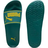 Puma Leadcat 2.0 Sandals, Shoes, Emerald Ice/Dazzling Yellow, 38