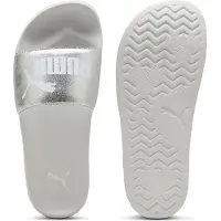 Puma Leadcat 2.0 Metallic Whisper Sandals Women, Shoes, Silver/White/Feather Gray, 39
