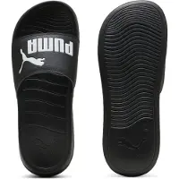 Puma Popcat 20 Slides Unisex, Shoes, Black/Black/White, 49.5
