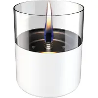 Tenderflame Lilly 10 White Glass