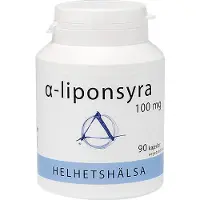 Helhetshälsa Alfa-Liponsyre 100 mg 90 kapsler