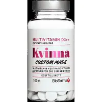 BioSalma Multivitamin Kvinna D-vitamin++ 100 tabletter