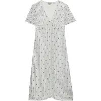 Superdry Print Button Tea Kortermet Midi-kjole