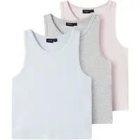 Name it 3-pakning Tanktop