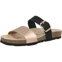 Pepe Jeans for woman. PLS800004 Oban Only Leather Sandals pink (40), Flat, None, Casual