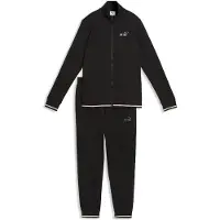 Puma Metallic Full-Zip Tracksuit Women, Clothing, Black, S