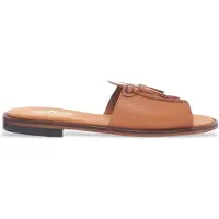 Sebago for woman. 72127QW Leather sandals Will Slide Pop brown (39), Flat, None, Casual