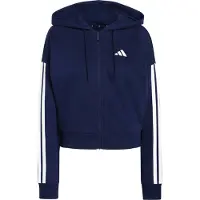 Adidas Essentials 3 Stripes French Terry Genser Med Hel Glidelås