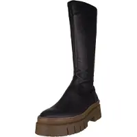 Art for woman. 1195611UK003_001 Leather boots 1956 Nappa black, b urdeos (39), Flat, Zip, Casual