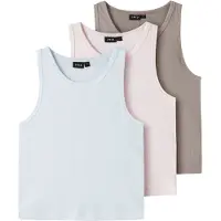 Name it 3-pakning Tanktop