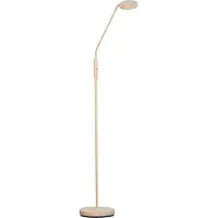 FISCHER&HONSEL GMBH LED-gulvlampe Sorento, høyde 138 cm, sandfarget, metall, CCT