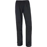 Vaude Women's Fluid Full-Zip Pants, regnbukser, dame, svart