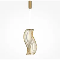 Maytoni LED-hengelampe Shadows of the past, messing