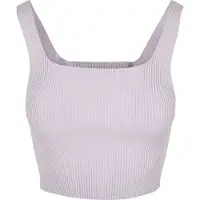 Urban Classics Cropped Knit Ermeløs Topp