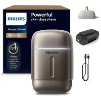 Philips Shaver 700 Series Wet & Dry Electric Compact Shaver - Metallic Gold