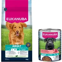 Eukanuba Hundefôr For Voksne Hunder L Xl Rik På Lam & Ris 12 Kg