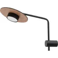 Euluna Vegglampe Disk med treelement
